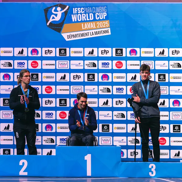 Hilmer op het podium in Laval 2025
